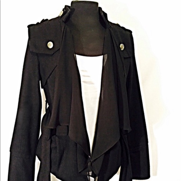 Anthropologie RYU Military Style Jacket Olive - Picture 4 of 7